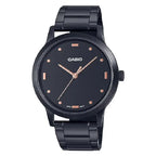 Casio Collection Analog MTP-2022VB-1CDR Black Dial Stainless Steel Men's Watch