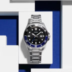 Casio Diver's MDV-107D-1A2VDF Analog Black Dial Stainless Steel Men's Watch