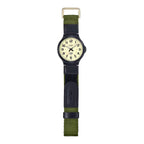 Casio Standard Analog MW-240B-3BVDF Beige Dial Nylon strap Men's Watch