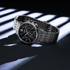 Casio Beside Sapphire Multi-Hand BMS-300D-1A Black Dial 40.7mm Stainless Steel Men's Watch