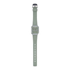 Casio Vintage F-100 Reissue A100WEF-3A Digital Display Green Resin 32.7mm Strap Unisex Watch