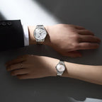 Casio Beside Sapphire BLS-100D-7A White Dial 28.2mm Stainless Steel Women's Watch