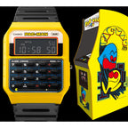 Casio Calculator CA-53WPC-1BDR Pac-Man Digital Black Dial Resin Strap Unisex Watch