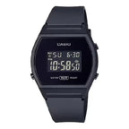 Casio Collection LW-204-1BDF Digital Black Dial Resin Strap Women's Watch