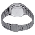 Casio Vintage Digital A168WGG-1BDF Black Dial Stainless Steel Unisex Watch