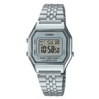 Casio Vintage Digital Mini LA680WA-7DF Silver Dial 28.6mm Stainless Steel Women's Watch