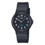 Casio Youth Analog LQ-24B-1BDF Black Dial Resin Strap Women's Watch