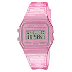 Casio Vintage Digital F-91WS-4DF Pink Transparent Dial Resin Strap Unisex Watch