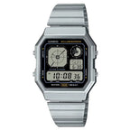Casio Vintage Digital A130WE-1ADF Black Dial Stainless Steel Unisex Watch