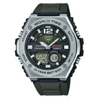 Casio Analog-Digital MWQ-100-3AVDF Black Dial Resin Strap Men's Watch