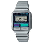 Casio Vintage Digital  A120WE-1A Multi-Function Black Dial 33.5mm Stainless Steel Unisex Watch