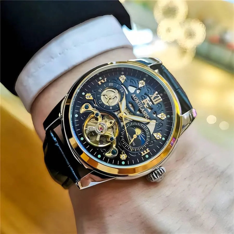 Luxury  Automatic Skeleton Watch